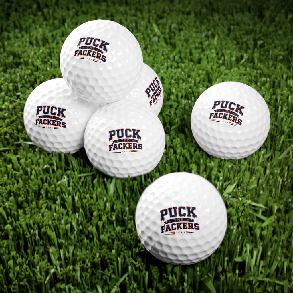 “Puck The Fackers” Golf Balls, 6pcs